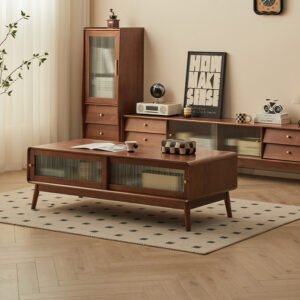 Vintage Rectangle Mid Century Design Coffee Table