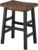 Pomona 26 in. H Solid Wood Counter Height Stool w/ Metal Legs, Natural Finish, Industrial-Style Coffee/Kitchen Seating Accent Furniture, Solid Pine Wood, Rustic Finish