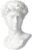 Norrclp 11in Greek Statue of David, Classic Roman Bust Greek Mythology Sculpture for Home Decor