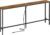 SUPERJARE 70 Inch Console Table with Outlet, Sofa Table with Charging Station, Narrow Entryway Table, Skinny Hallway Table, Behind Couch Table, for Living Room, Rustic Brown