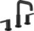 DELTA 35849LF-BL Nicoli Bathroom Faucet, Lever Handle, Matte Black