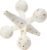 Creative Co-Op Cast Iron Jack Accent, White