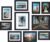 Vittanly 10 Pack Picture Frames Collage Wall Decor, Gallery Wall Frame Set for Wall or Tabletop Display, Multi Sizes with Two 8×10, Four 5×7, and Four 4×6 Photo Frames, Black