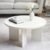 Round Coffee Table, 30″ Coffee Table for Living Room, Modern Coffee Table, Accent Table for Bedroom