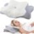 DONAMA Cervical Pillow for Neck and Shoulder,Contour Memory Foam Pillow,Ergonomic Neck Support Pillow for Side Back Stomach Sleepers with Pillowcase