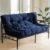 MAXYOYO 6″ Futon Mattress Full Size, Tufted Futons Sofa Couch Bed, Extra Thick Floor Mattress for Adults, Shredded Foam Filling (Frame Not Included), Navy