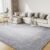 5×7 Area Rugs for Living Room, Machine Washable Non Slip Area Rug Modern Abstract Indoor Rug Carpet Ultra Soft Rugs for Bedroom Dining Room Playroom Bedside Office, Grey