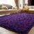 Soft Shag Rugs for Bedroom, 4×6 Purple Fluffy Shaggy Rugs for Living Room Nursery, Luxury Modern Plush Carpet Girls Boys Kids Room Dorm Indoor Home Decor, Upgrade Non-Slip