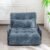 MAXYOYO Adjustable Floor Sofa Couch with Pillow, 5-Position Boucle Bean Bag Bed, Convertible Lazy Sofa Sleeper Bed with Armrest, Versatile Floor Seating Sofa for Living Room, Dusty Blue, Single